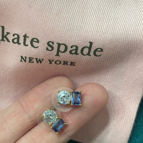 Kate spade blue stud earrings